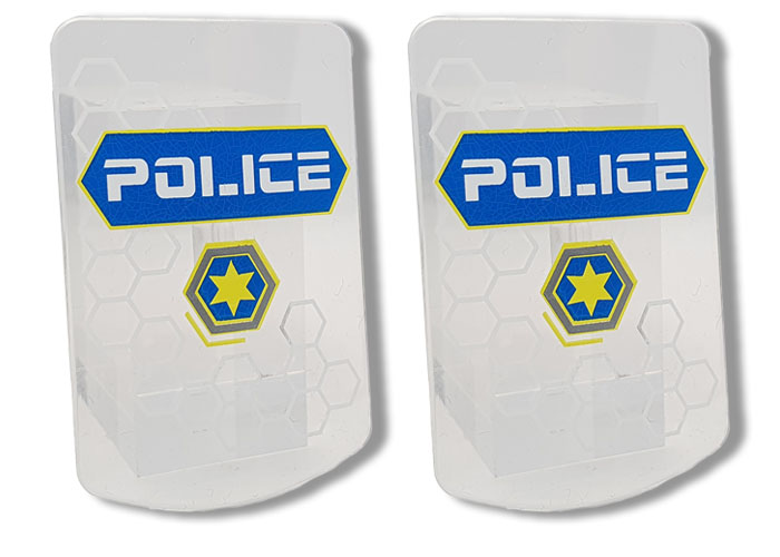 Artículo de Playmobil, Escudo Policia Espacial (x2)