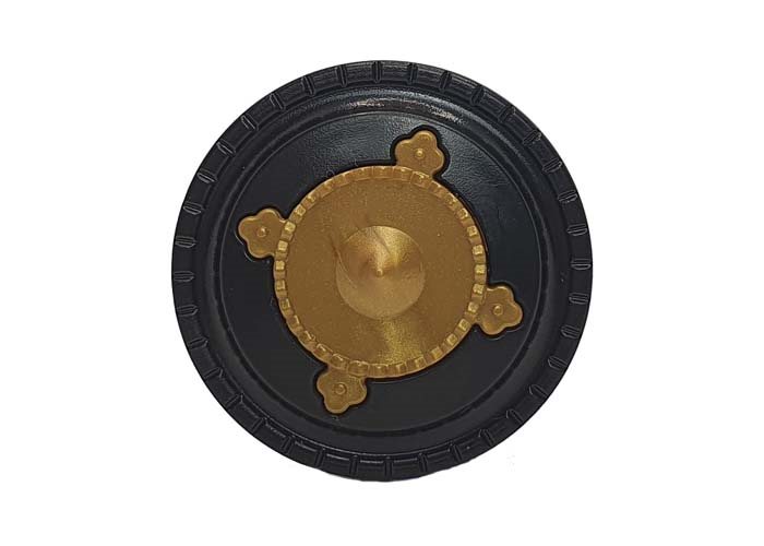 Artículo de Playmobil, Escudo Rodela Negro / Dorado