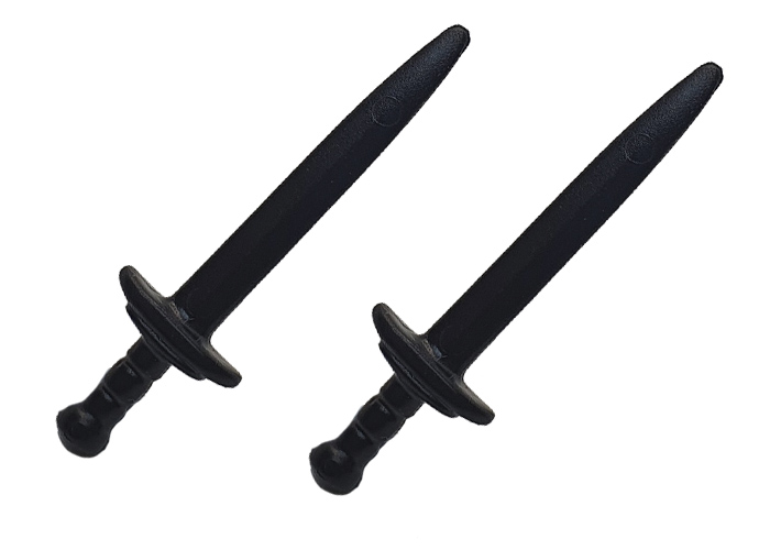 Artículo de Playmobil, Espada Clasica Negra (x2)