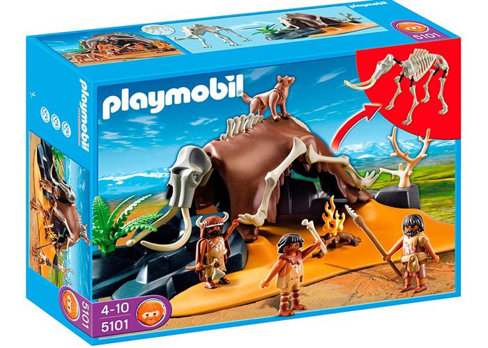 Artículo de Playmobil, Esqueleto de Mamut con cazadores