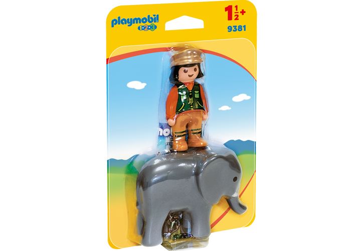 Artículo de Playmobil, Explorador con elefante