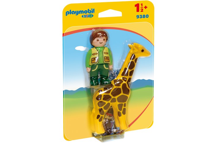 Artículo de Playmobil, Explorador con Jirafa