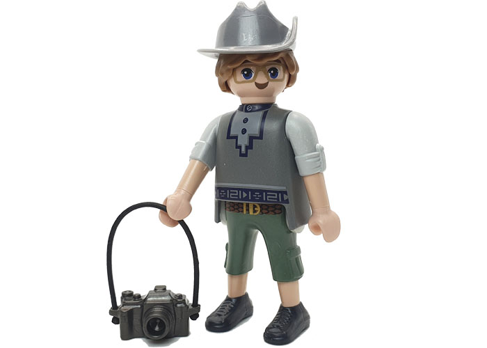 Artículo de Playmobil, Explorador J Palmer con cámara