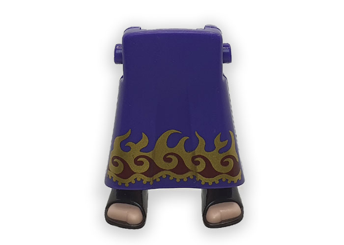 Artículo de Playmobil, Falda Morada pies sandalias