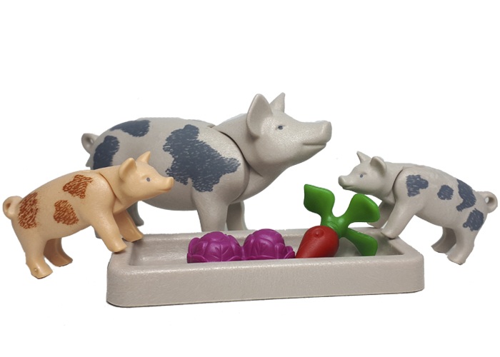Artículo de Playmobil, Familia Cerdos