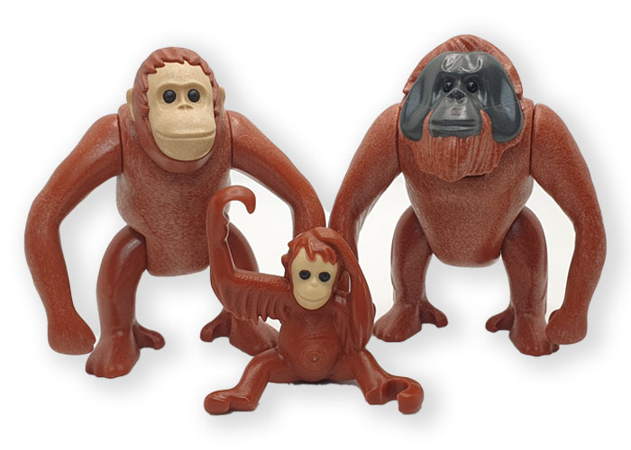 Artículo de Playmobil, Familia de Orangutanes