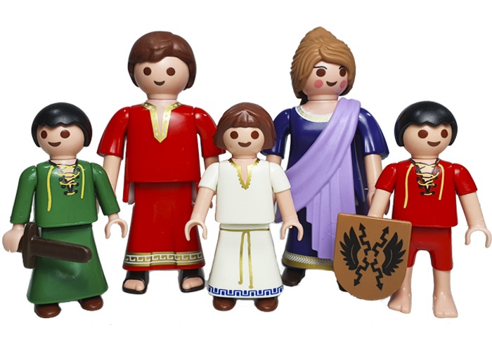 Artículo de Playmobil, Familia Romana numerosa