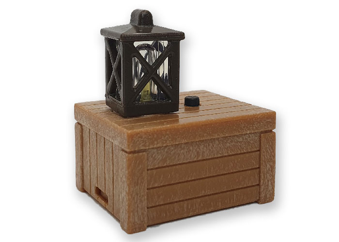 Artículo de Playmobil, Farol con luz naranja