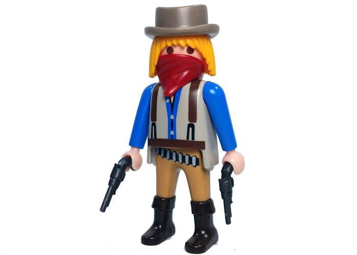 Artículo de Playmobil, Figura Bandido pañuelo rojo