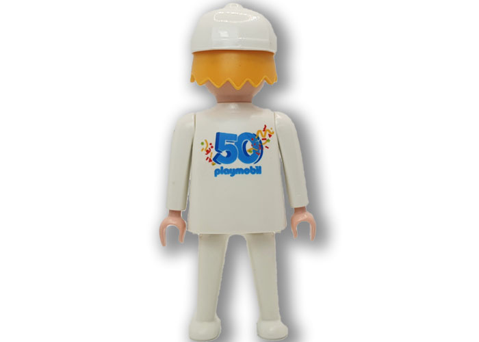 Artículo de Playmobil, Figura Blanca Logo 50th Aniversario