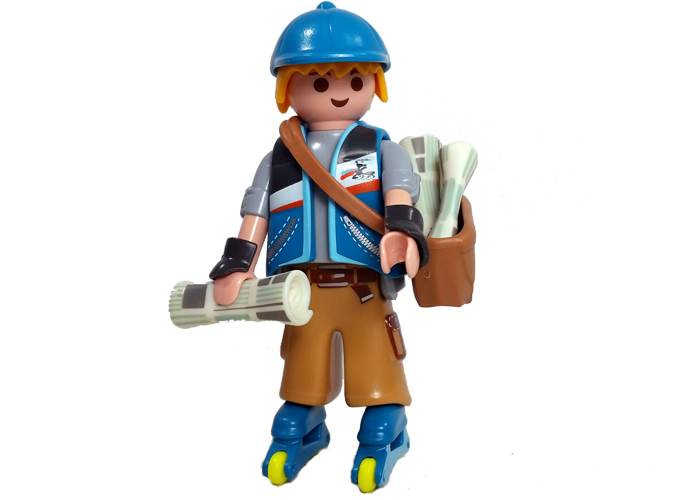 Artículo de Playmobil, Figura Chico Paper Boy