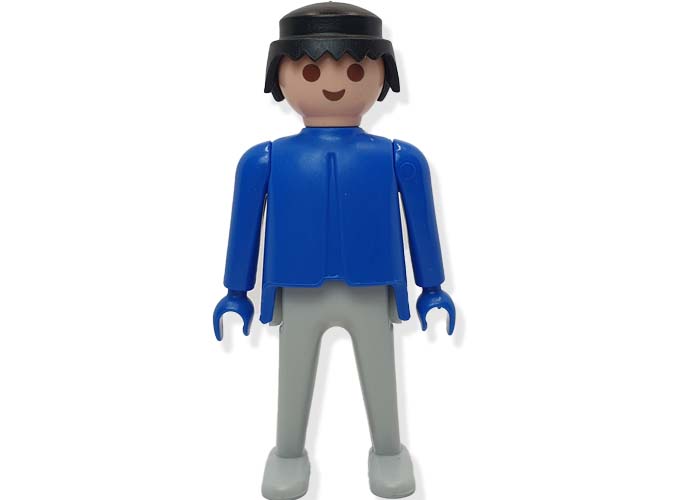 Artículo de Playmobil, Figura Clásica Azul gris basica
