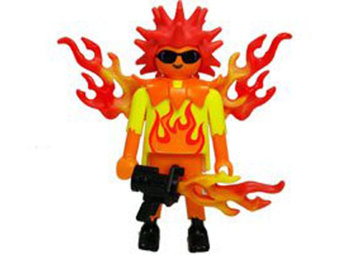 Artículo de Playmobil, Figura Hombre en Llamas
