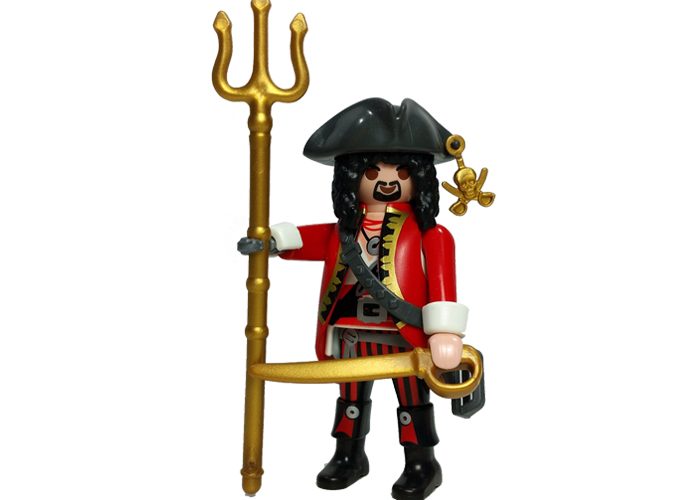 Artículo de Playmobil, Figura Pirata Capitan Garfio