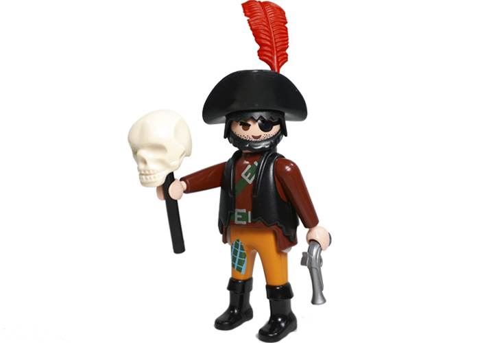 Artículo de Playmobil, Figura Pirata con calavera
