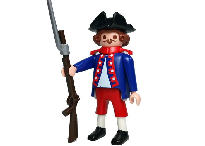 Artículo de Playmobil, Figura Soldado Frances con bigote