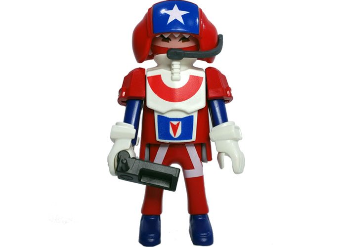 Artículo de Playmobil, Figura Superheroe Americano