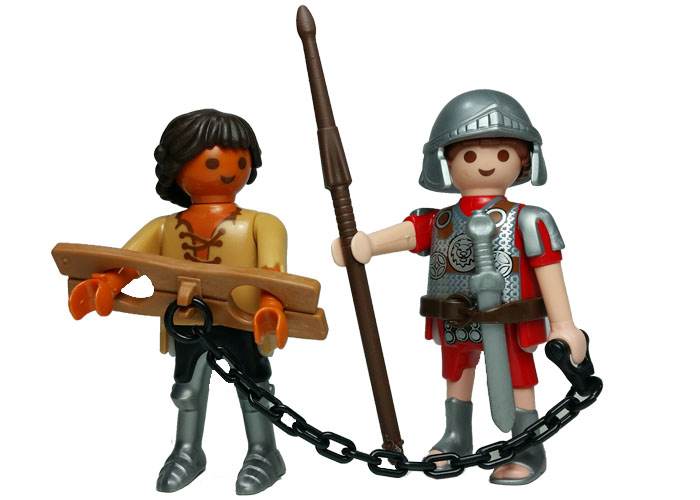 Artículo de Playmobil, Figuras Romano con prisionero