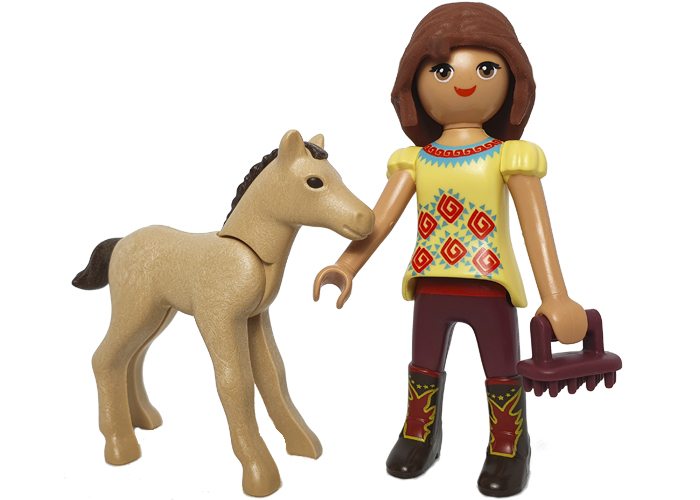 Artículo de Playmobil, Fortu con potro