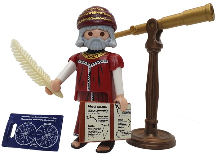 Artículo de Playmobil, Galileo con telescopio