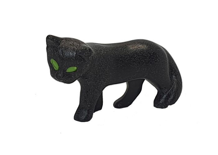 Artículo de Playmobil, gato negro