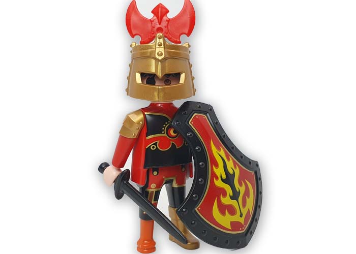 Artículo de Playmobil, General Burnham con escudo