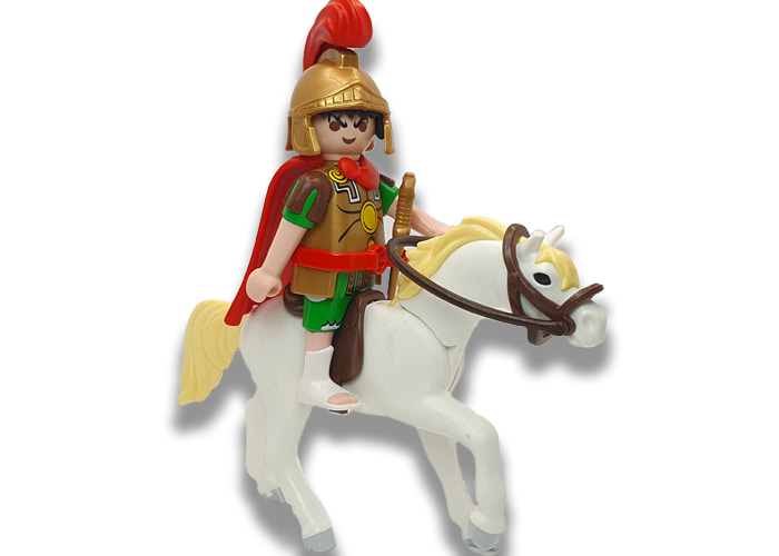 Artículo de Playmobil, General Romano galia a Caballo