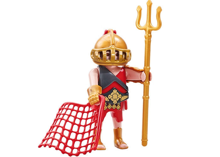 Artículo de Playmobil, Gladiador romano con tridente