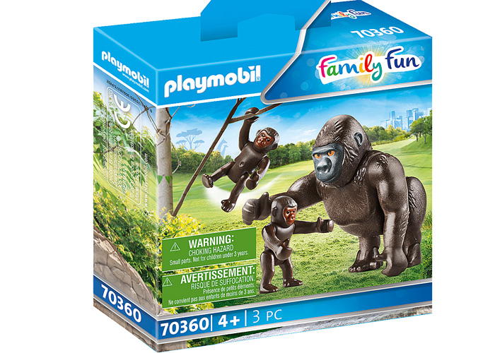 Artículo de Playmobil, Gorila con crías
