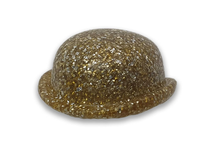 Artículo de Playmobil, Gorro Bombin Dorado Purpirina