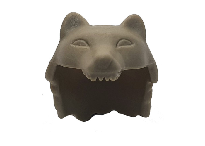 Artículo de Playmobil, Gorro Piel de lobo gris