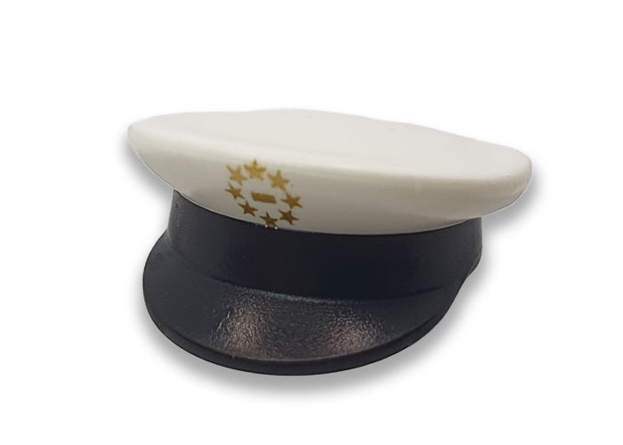 Artículo de Playmobil, Gorro Plato Blanco / Negro