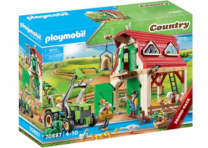 Artículo de Playmobil, Granja con cría de animales pequeños