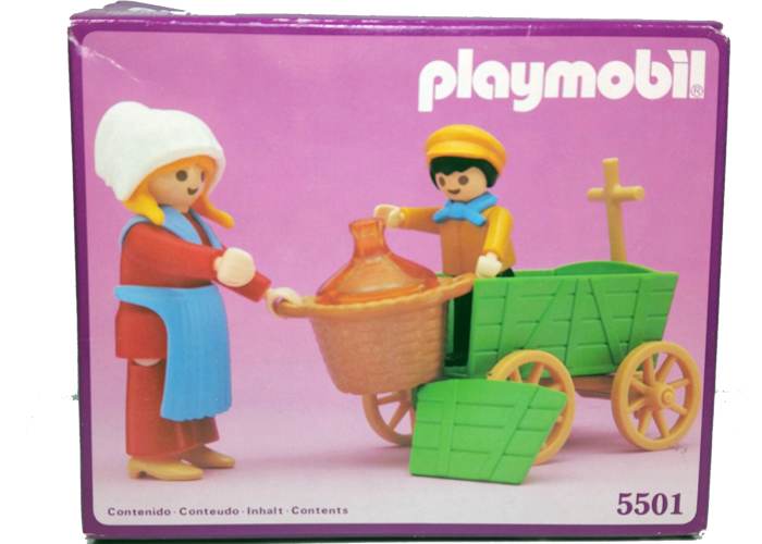Artículo de Playmobil, Granjera victoriana con niño