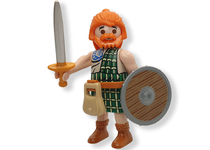 Artículo de Playmobil, Guerrero Escocés Medieval