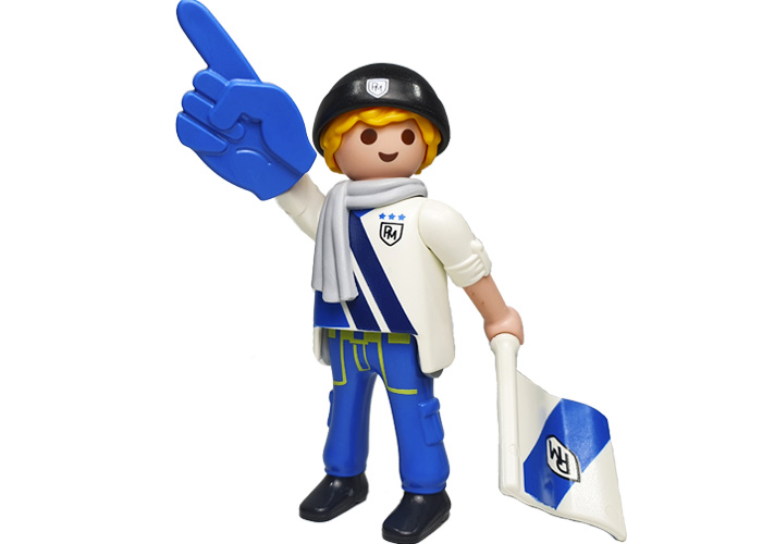 Artículo de Playmobil, Hincha con bandera S18