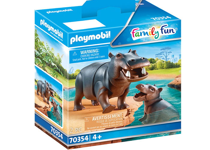 Artículo de Playmobil, Hipopótamo con bebé