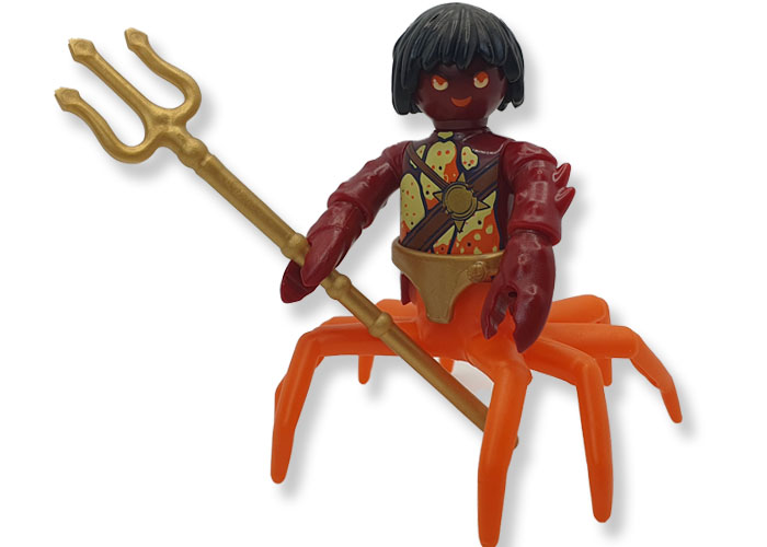 Artículo de Playmobil, Hombre Cangrejo con tridente