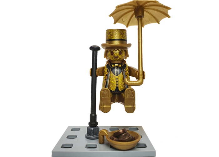 Artículo de Playmobil, Hombre estatua Dorado