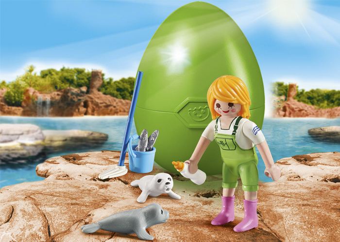 Artículo de Playmobil, Huevo Cuidadora Acuario
