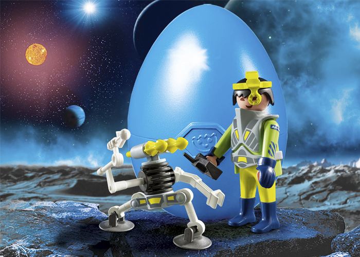 Artículo de Playmobil, Huevo Espacial con robot