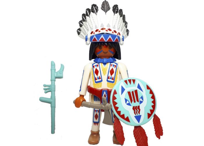 Artículo de Playmobil, Indio con escudo Oeste