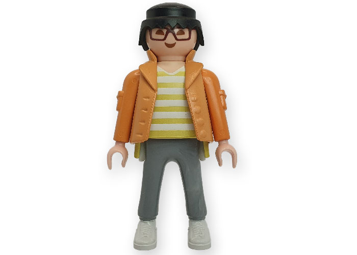 Artículo de Playmobil, Joven asiatico con gafas
