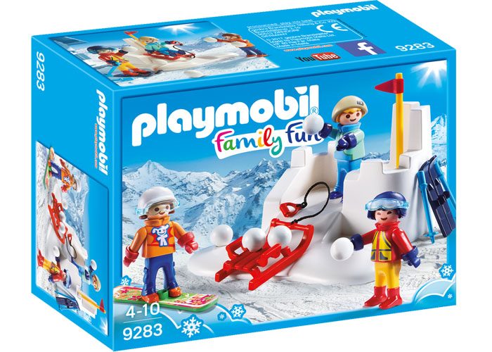 Artículo de Playmobil, Juego con bolas de nieve
