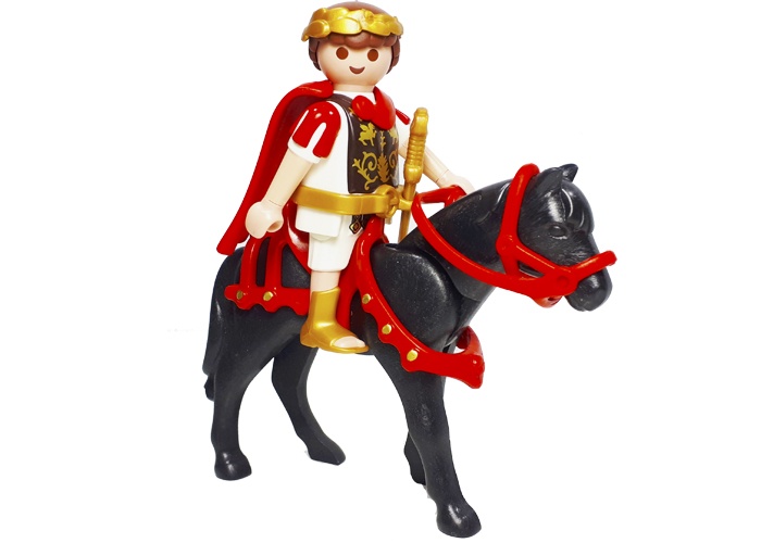 Artículo de Playmobil, Julio Cesar a Caballo