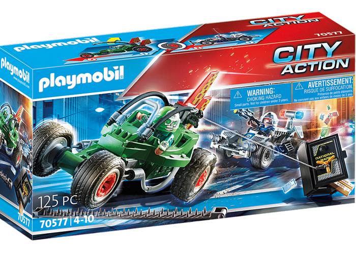 Artículo de Playmobil, Kart Policial - Persecución Ladrón