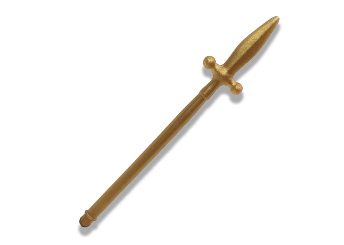 Artículo de Playmobil, Lanza Medieval Dorada