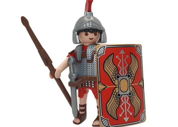 Artículo de Playmobil, Legionario romano cuello marrón