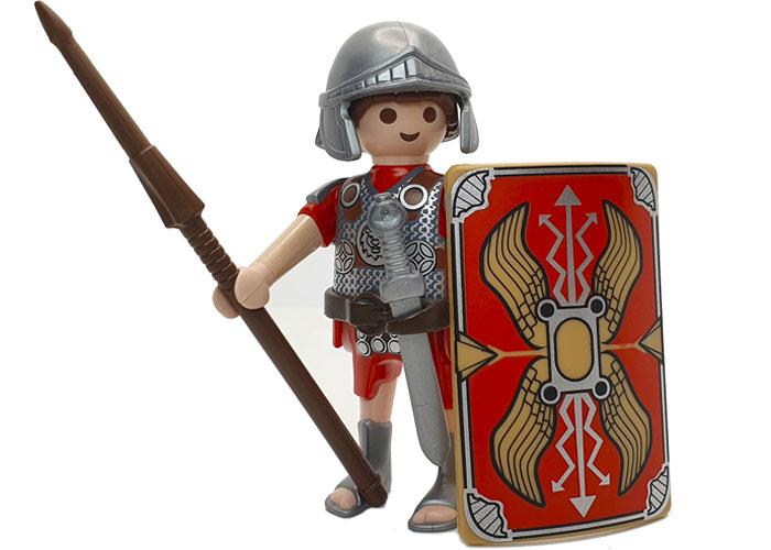 Artículo de Playmobil, Legionario v3 Romano escudo moderno