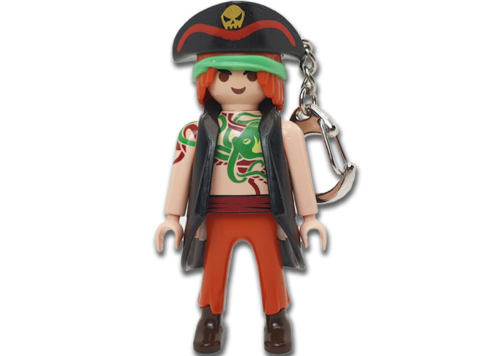 Artículo de Playmobil, LLavero Pirata tatuado